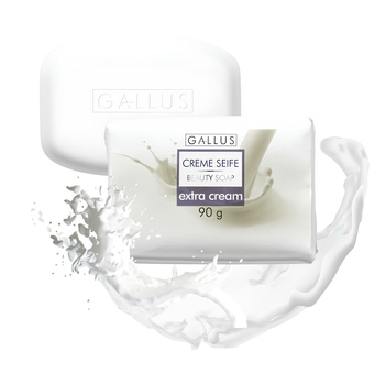 Mydło Gallus 90g Extra Cream kremowe białe